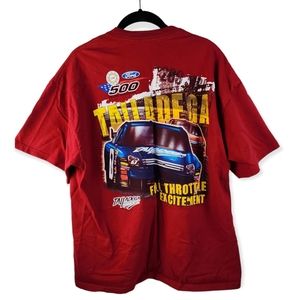 Delta Talladega 500 NASCAR Tshirt Men's Size XL Double Sided Red